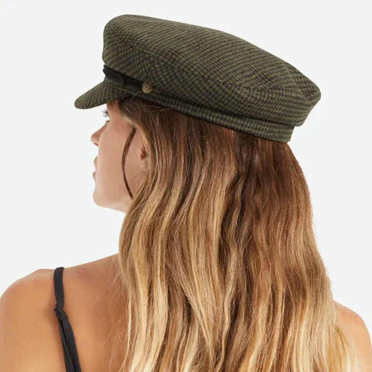 Brixton Fiddler Cap - Moss/Black