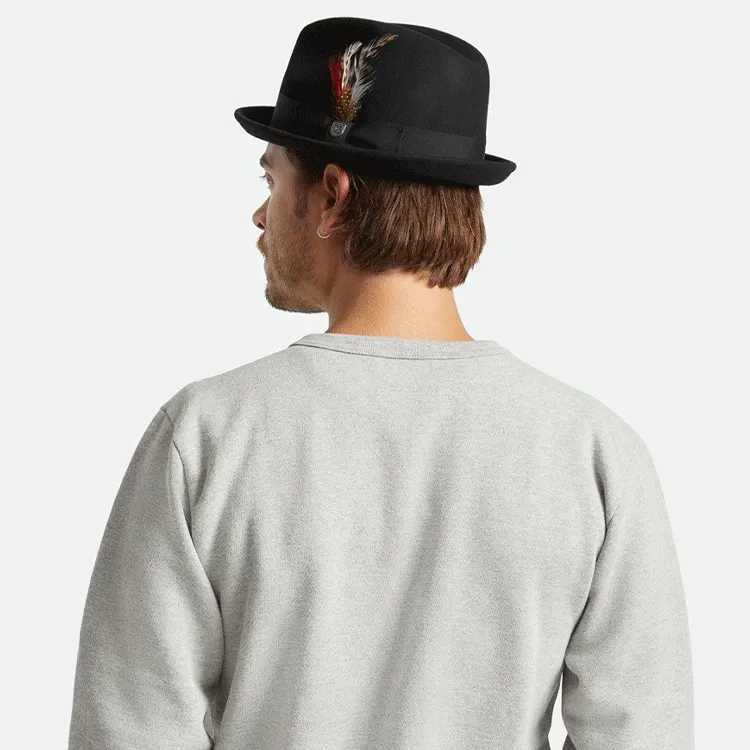 Brixton Gain Fedora - Black