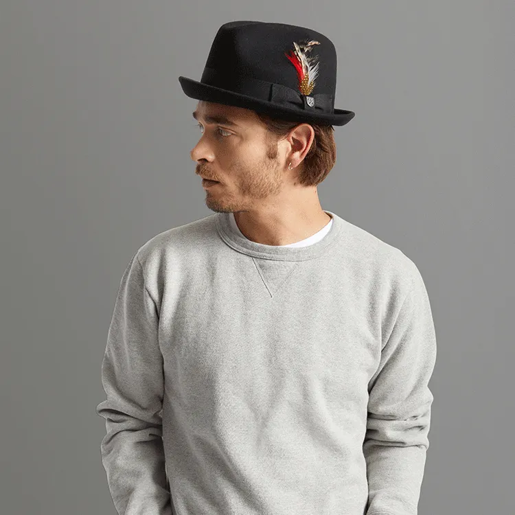 Brixton Gain Fedora - Black