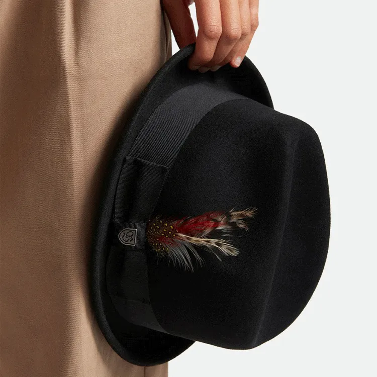 Brixton Gain Fedora - Black
