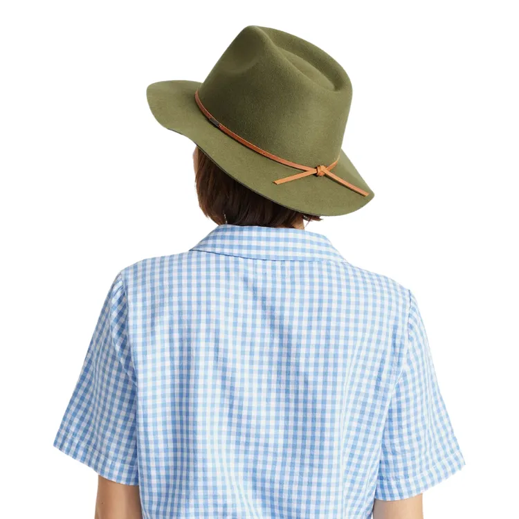 Brixton Wesley Fedora - Military Olive