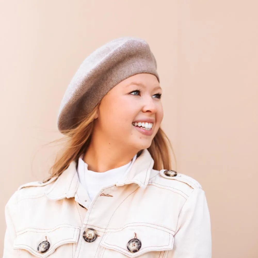 Cashmere French Beret