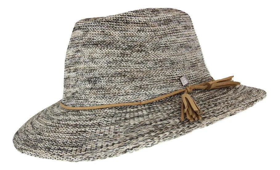 Evoke Caroline Fedora - Brown