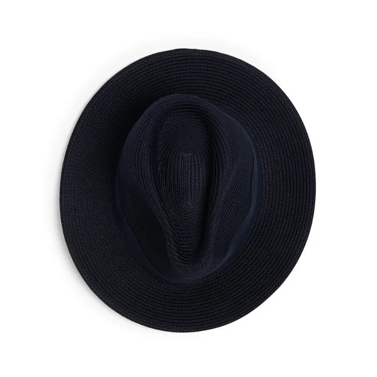 Evoke Flexibraid Phoenix Unisex Fedora - Navy/Black