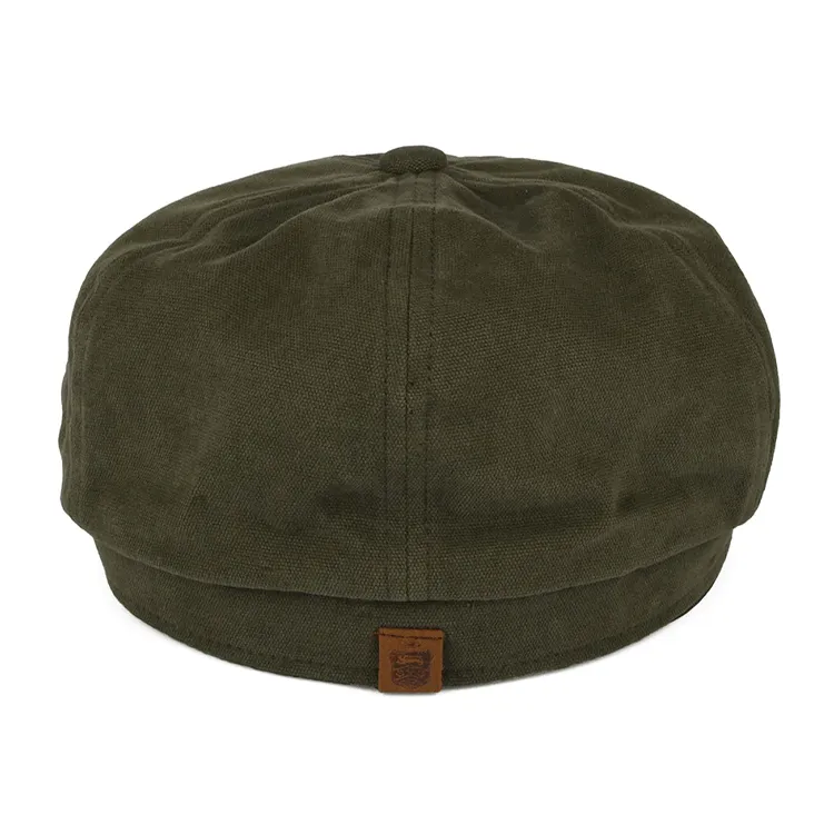 Failsworth Canvas Hudson 6 Pce Cap - Khaki/Navy