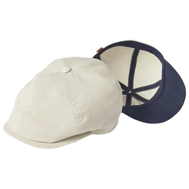 Failsworth Canvas Hudson 6 Pce Cap - Stone/Navy