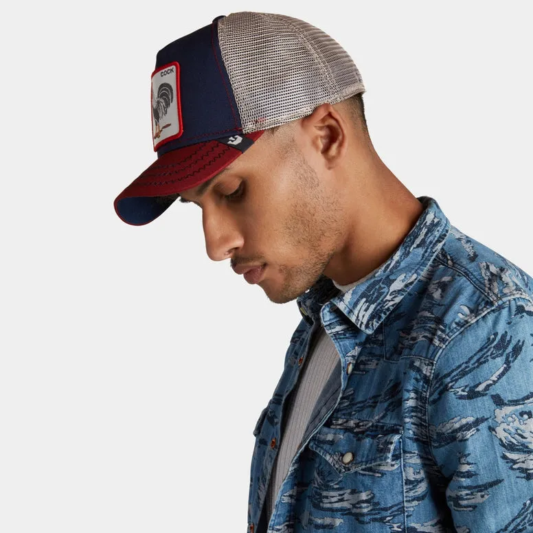 Goorin Brothers All American Rooster Trucker Cap - Navy