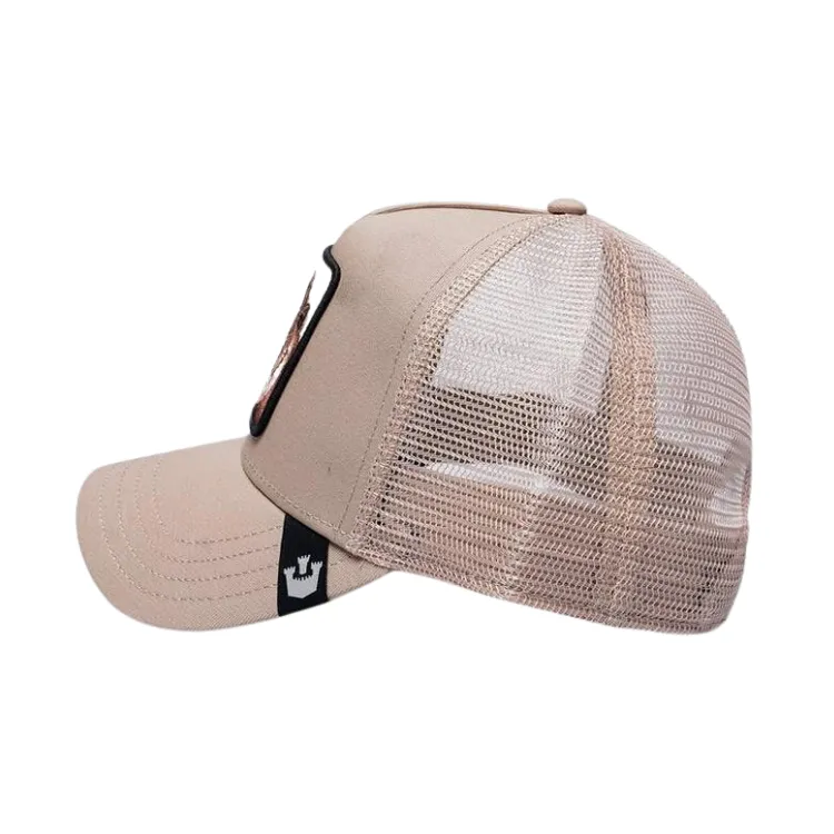 Goorin Brothers The King Lion Trucker Hat - Khaki