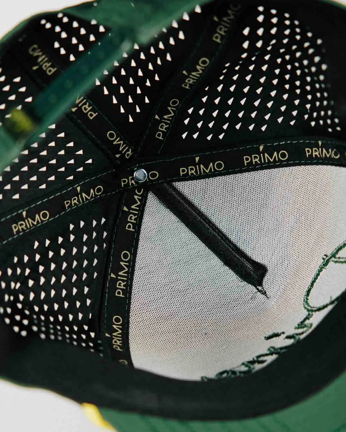 Green Monochrome Cursive Hat