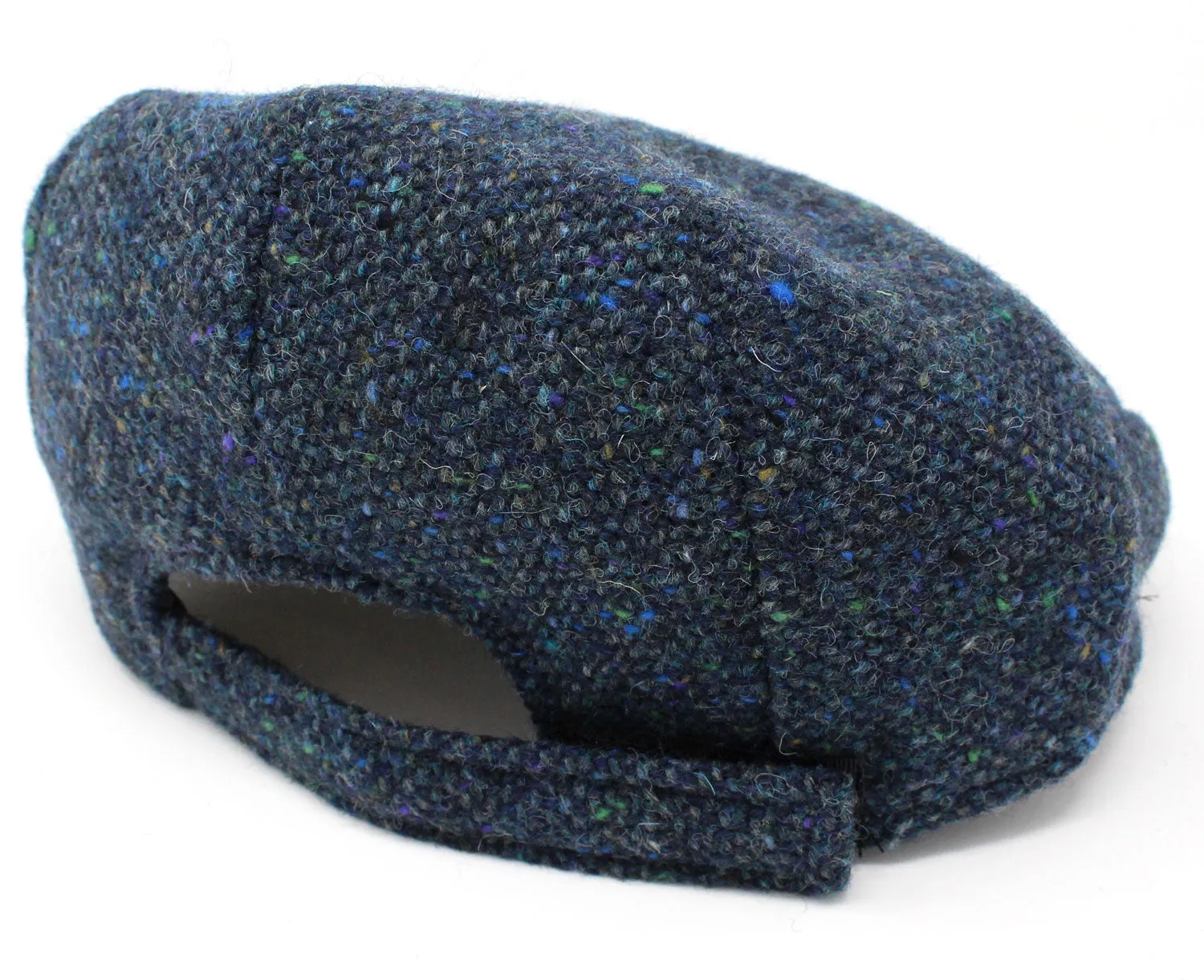 Hanna Children's Tweed Flat Cap | Navy Salt and Pepper