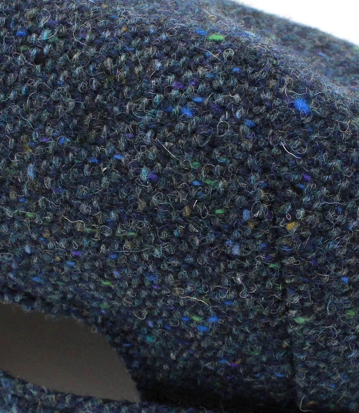 Hanna Children's Tweed Flat Cap | Navy Salt and Pepper