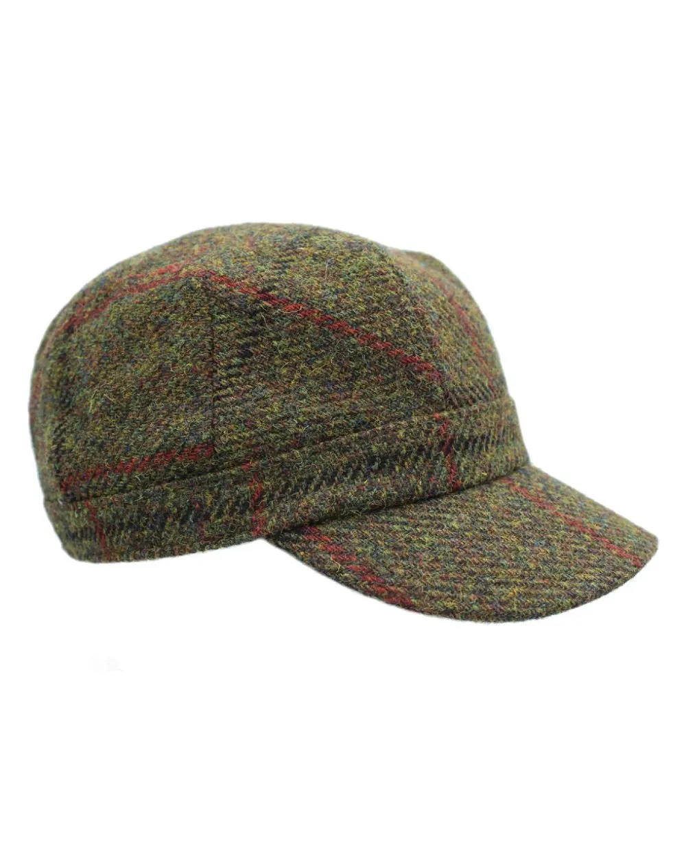 Heather Rhona Harris Tweed Cadet Cap