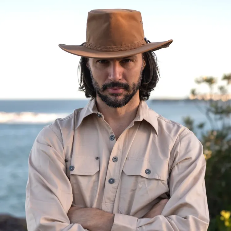 Kakadu Soaka Suede Hat - Chestnut