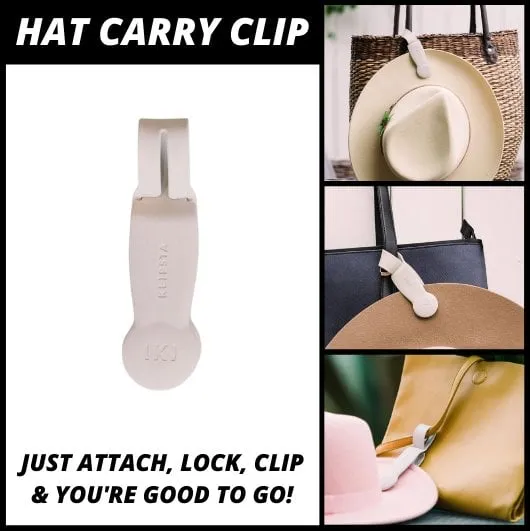 Klipsta Magnetic Hat Carry Clip - Stone