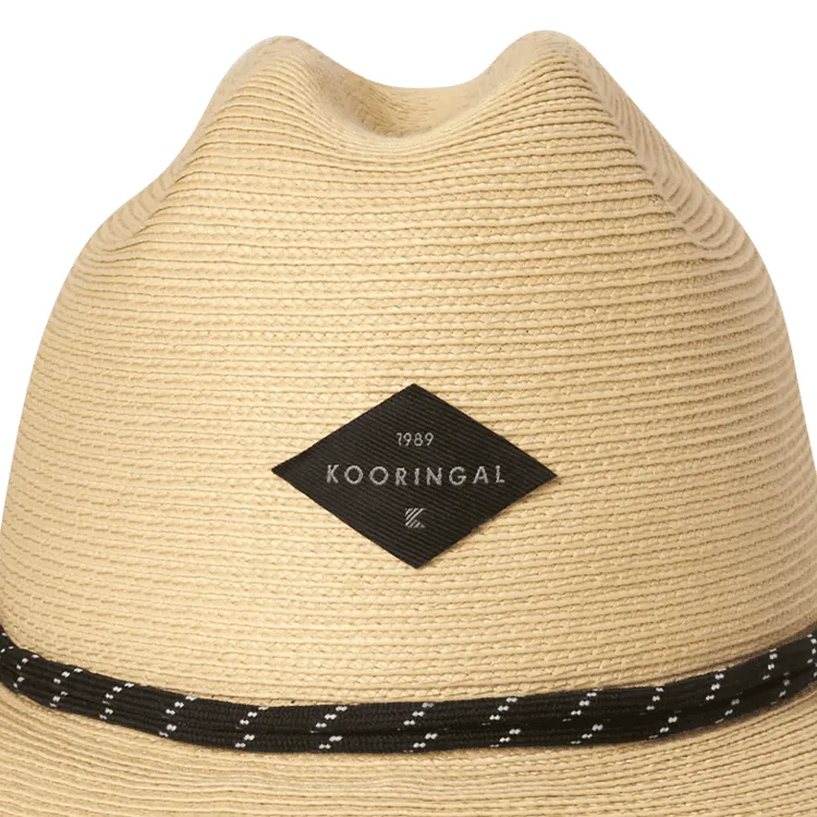 Kooringal Mens Wide Brim Surf Braid Islander - Natural