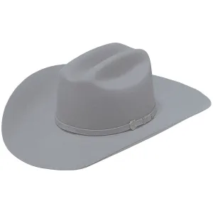 M&F Traditional Twister Sante FE 3X Select Wool Hat in Grey T7525006