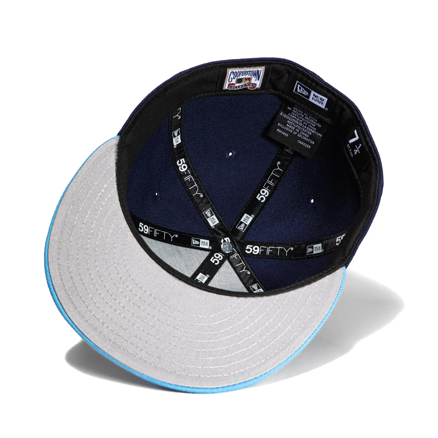 New Era 59Fifty Los Angeles Angels Logo Patch Alternate Hat - Light Navy. Light Blue