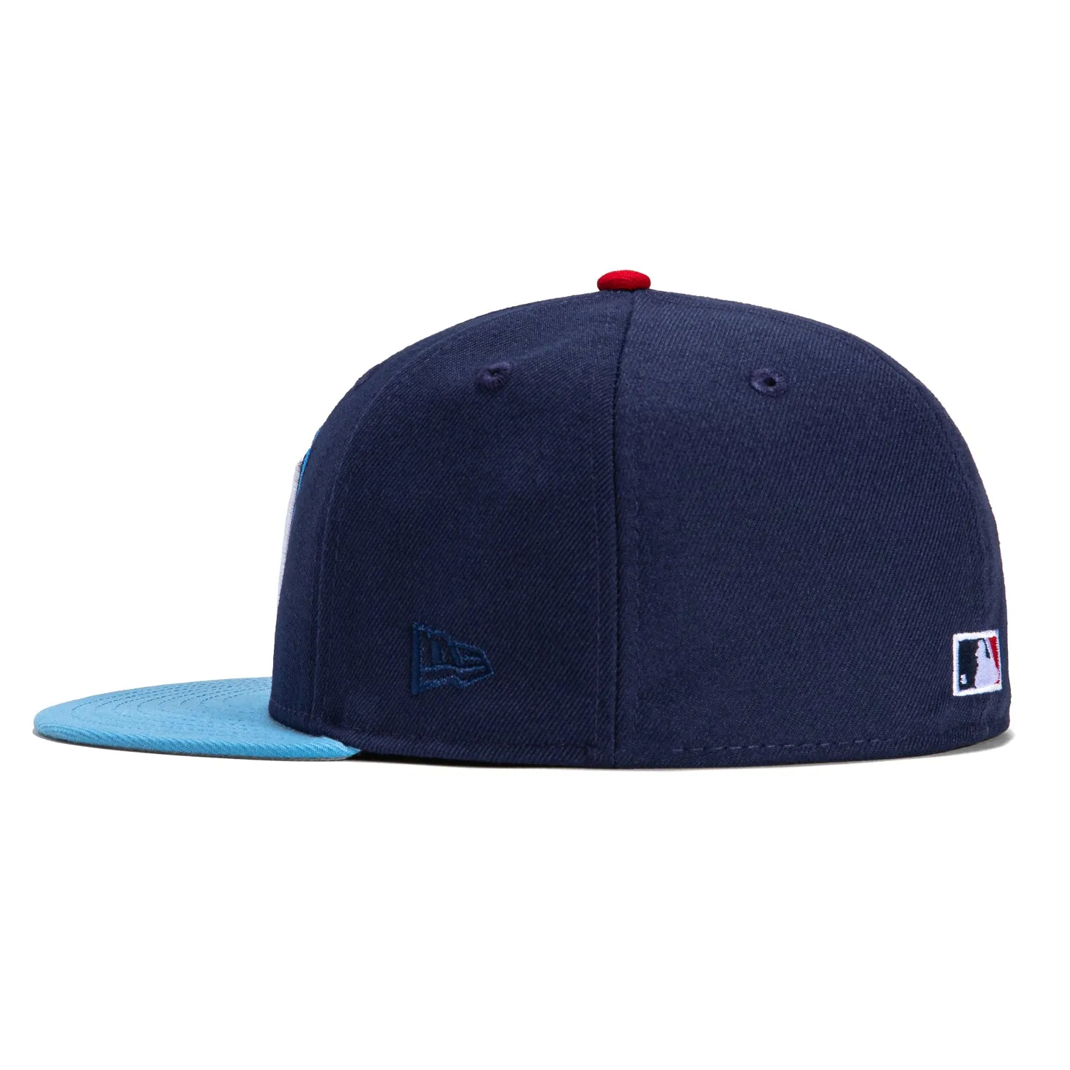 New Era 59Fifty Los Angeles Angels Logo Patch Alternate Hat - Light Navy. Light Blue