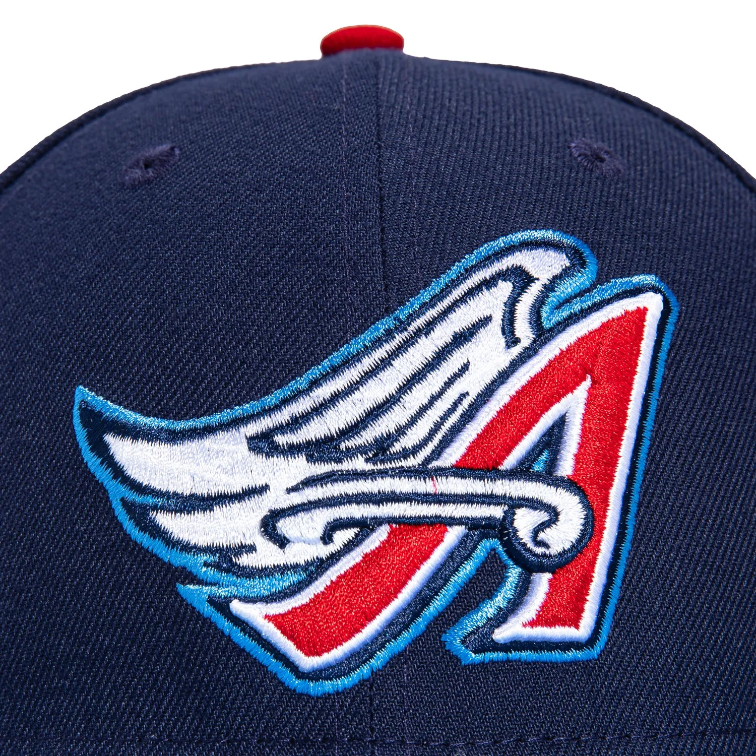 New Era 59Fifty Los Angeles Angels Logo Patch Alternate Hat - Light Navy. Light Blue