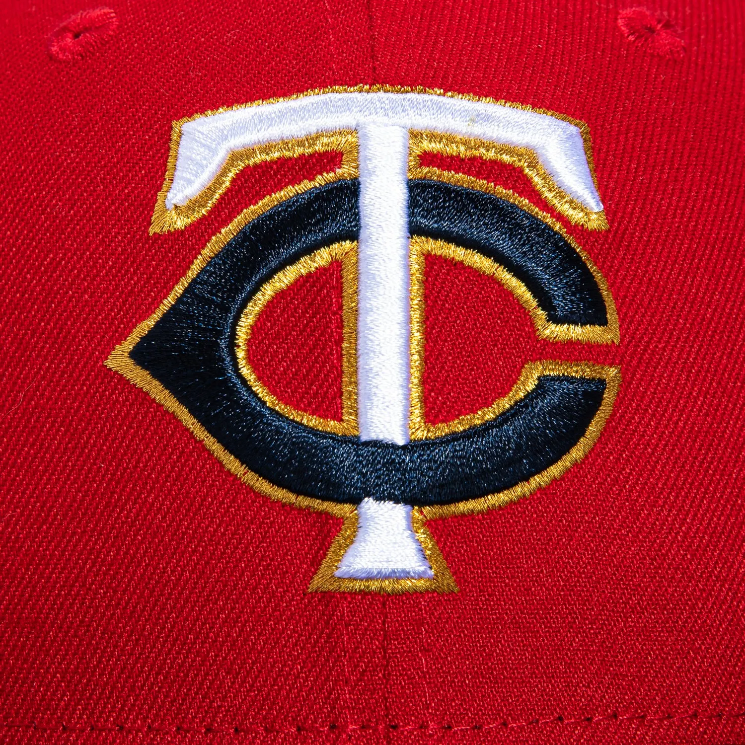 New Era 59Fifty Minnesota Twins 30th Anniversary Patch Hat - Red. Navy
