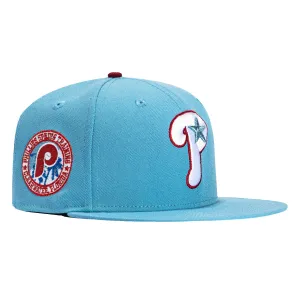 New Era 59Fifty Philadelphia Phillies Florida Spring Training Patch Alternate Hat - Light Blue