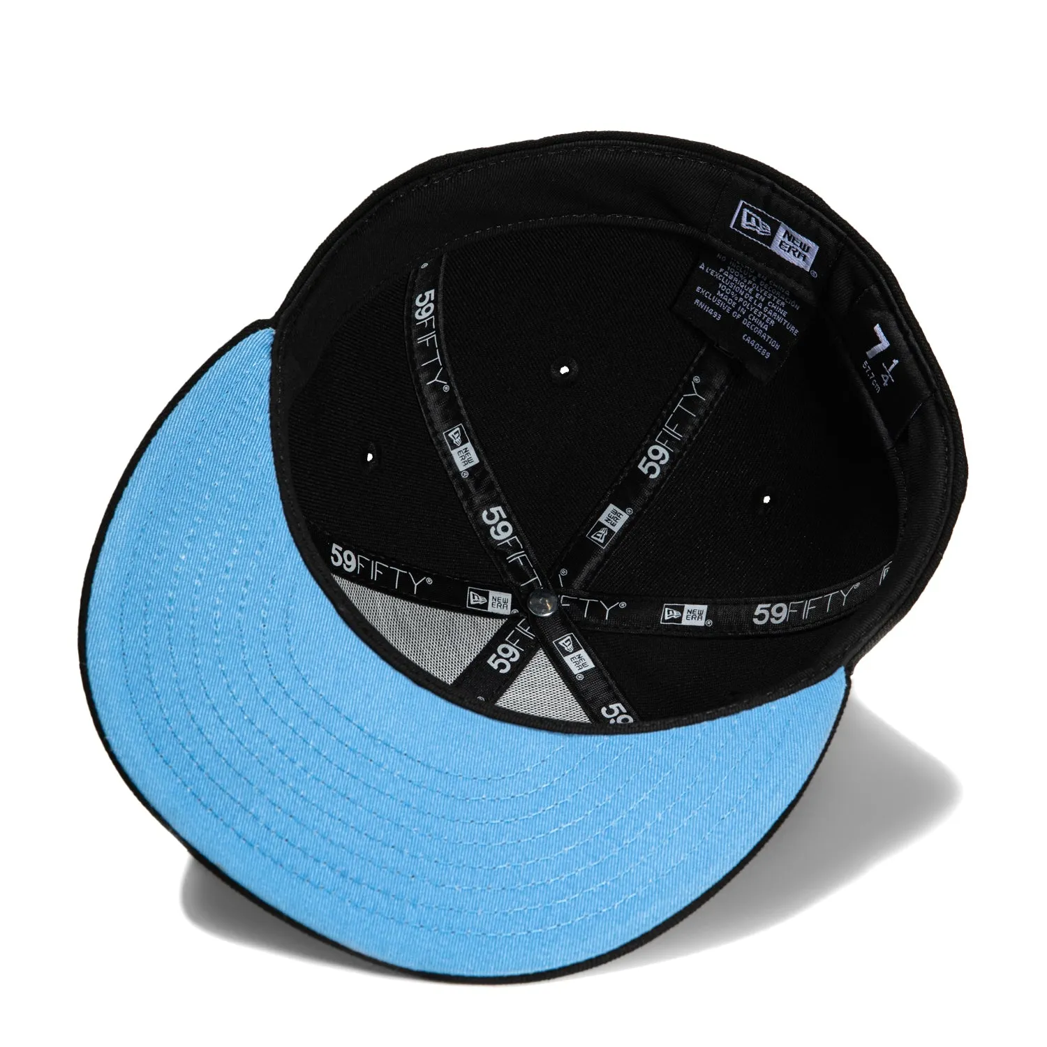 New Era 59Fifty Yaquis de Obregon Hat - Black. Light Blue