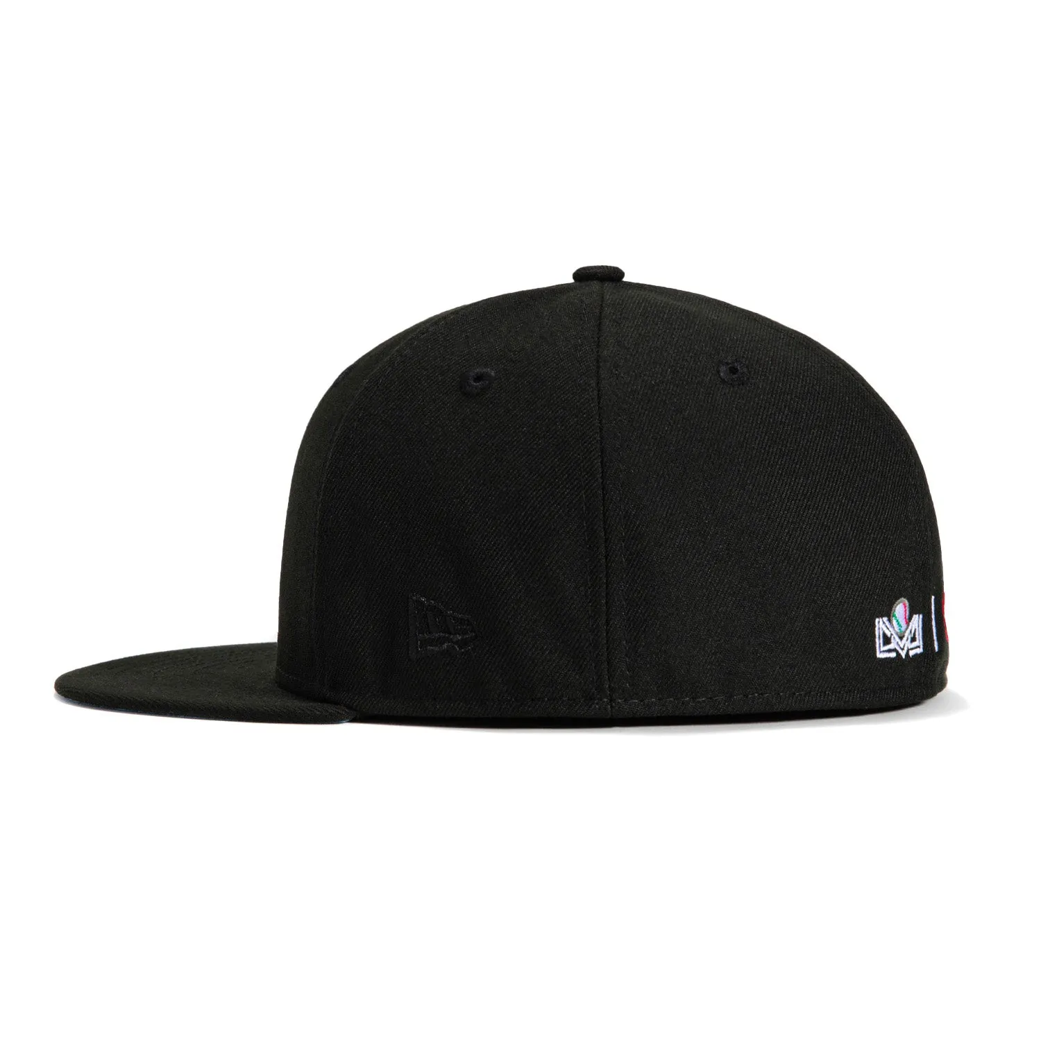 New Era 59Fifty Yaquis de Obregon Hat - Black. Light Blue
