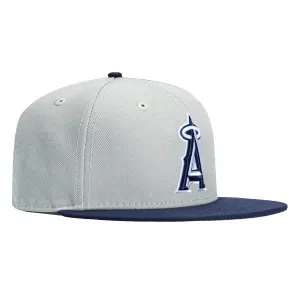 New Era 9Fifty Los Angeles Angels Snapback Hat - Grey. Light Navy