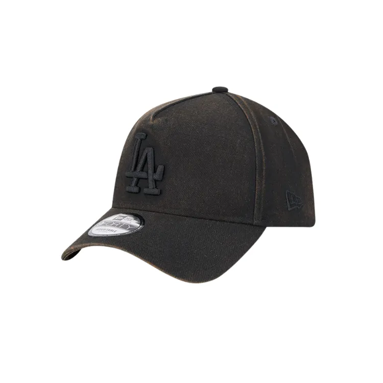 New Era Los Angeles Dodgers 9FORTY A Frame Snow Wash - Black
