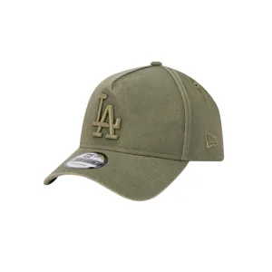 New Era Los Angeles Dodgers 9FORTY A Frame Snow Wash - Olive