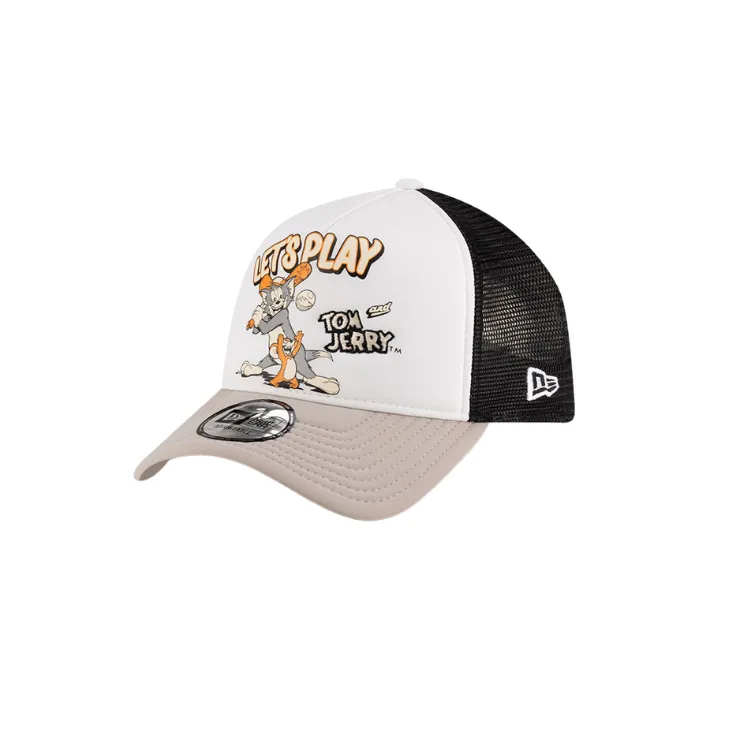 New Era Tom & Jerry E Frame Trucker - Grey