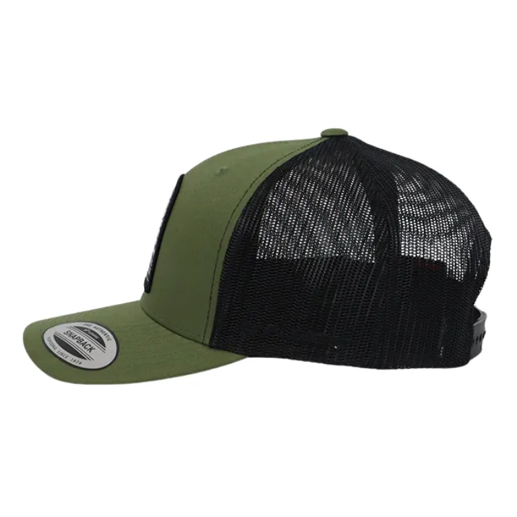 Outback Cobber Mitchell Trucker Cap - Army Green/Black