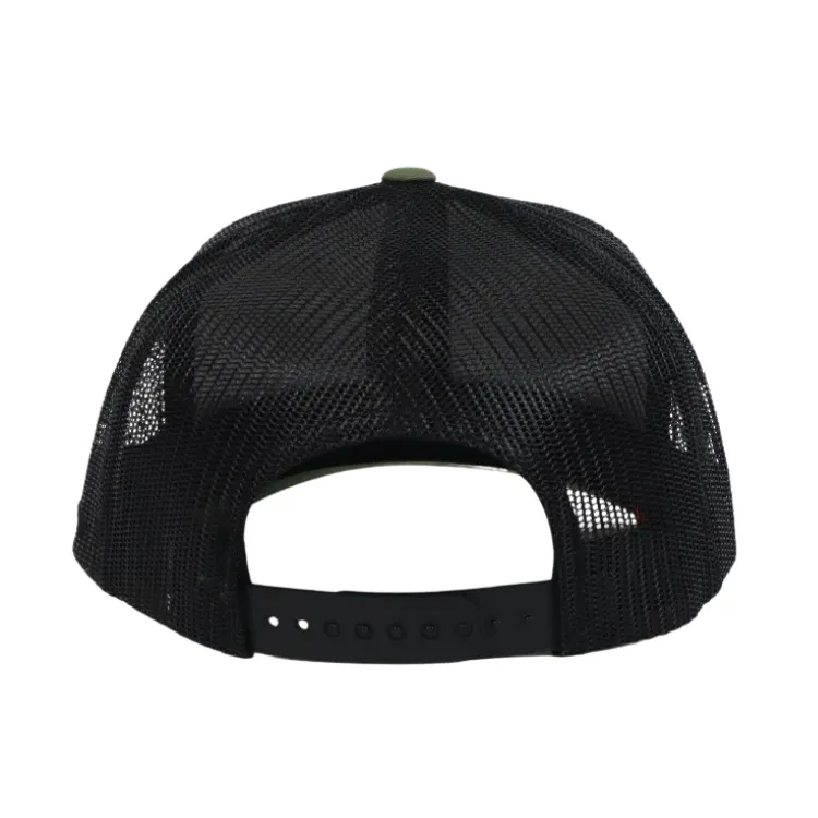 Outback Cobber Mitchell Trucker Cap - Army Green/Black