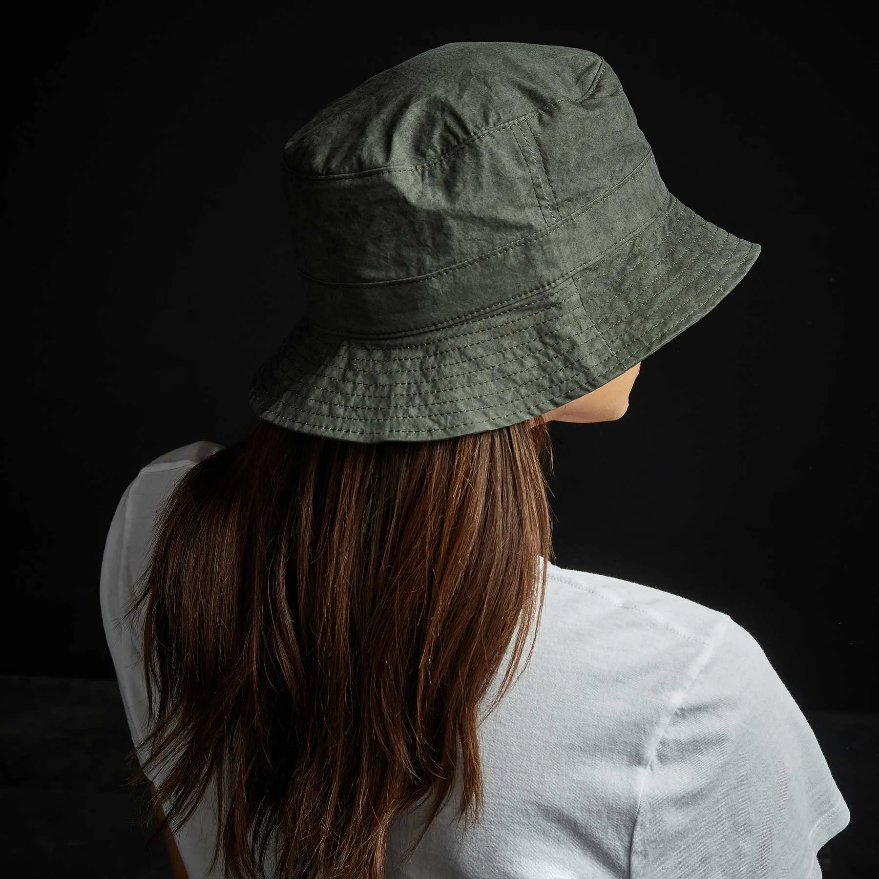 Parachute Poplin Bucket Hat - Dartmouth Pigment
