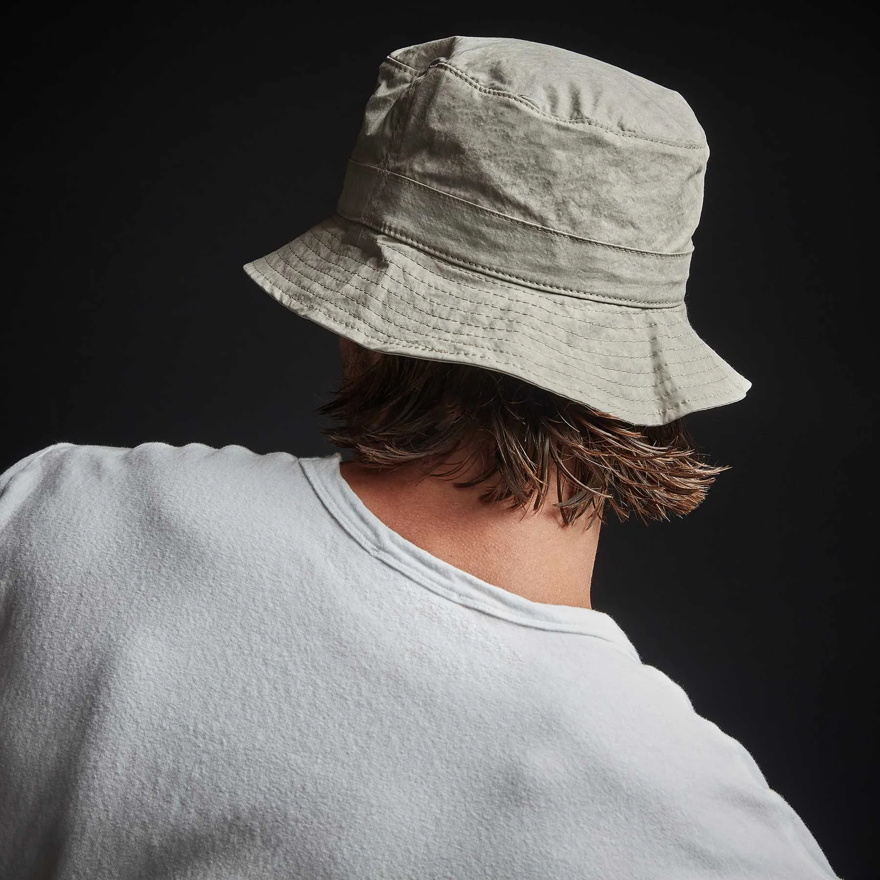 Parachute Poplin Bucket Hat - Mineral Pigment