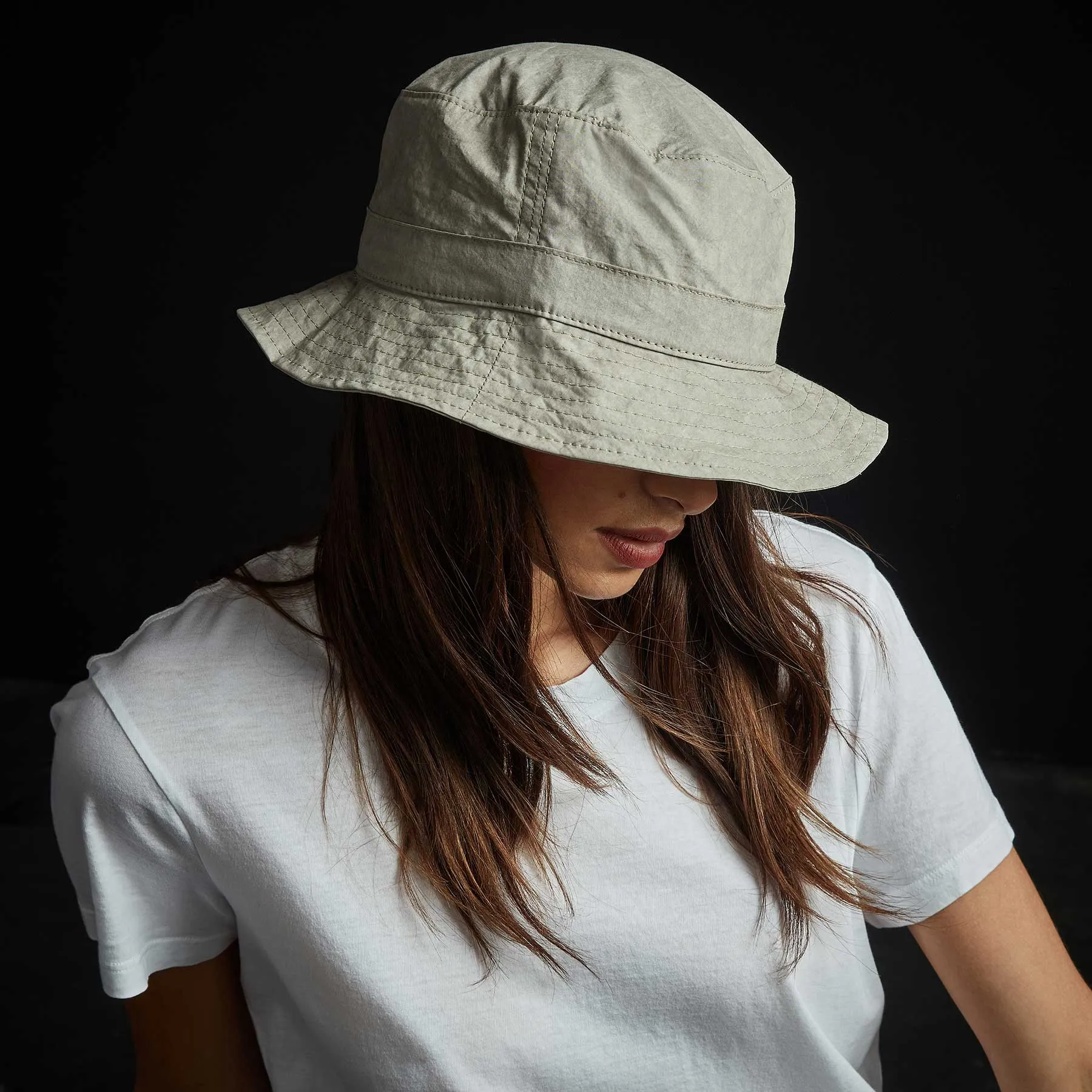 Parachute Poplin Bucket Hat - Mineral Pigment
