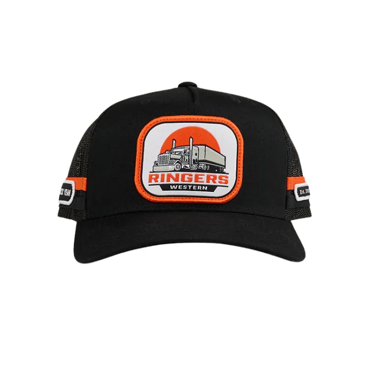 Ringers Western Big Rig Trucker Cap - Black