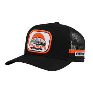 Ringers Western Big Rig Trucker Cap - Black