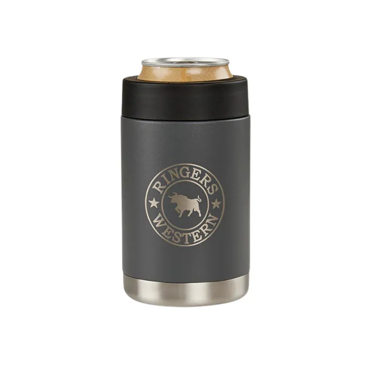 Ringers Western Escape Can Cooler - Charcoal