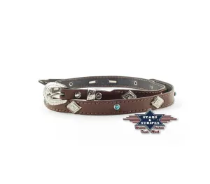 S&S HB-35 Brown Hat Band