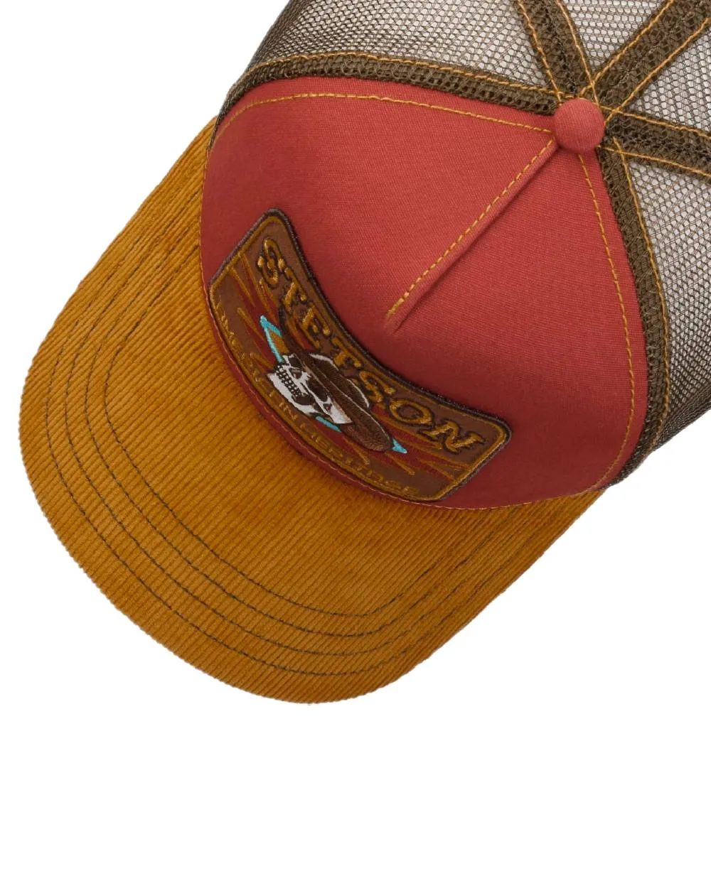 Stetson Cowboy Skull Trucker Cap
