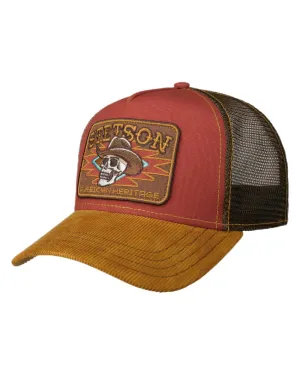 Stetson Cowboy Skull Trucker Cap