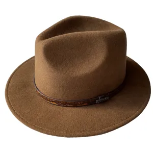 Stetson Vermont Crushable Fedora - Mink