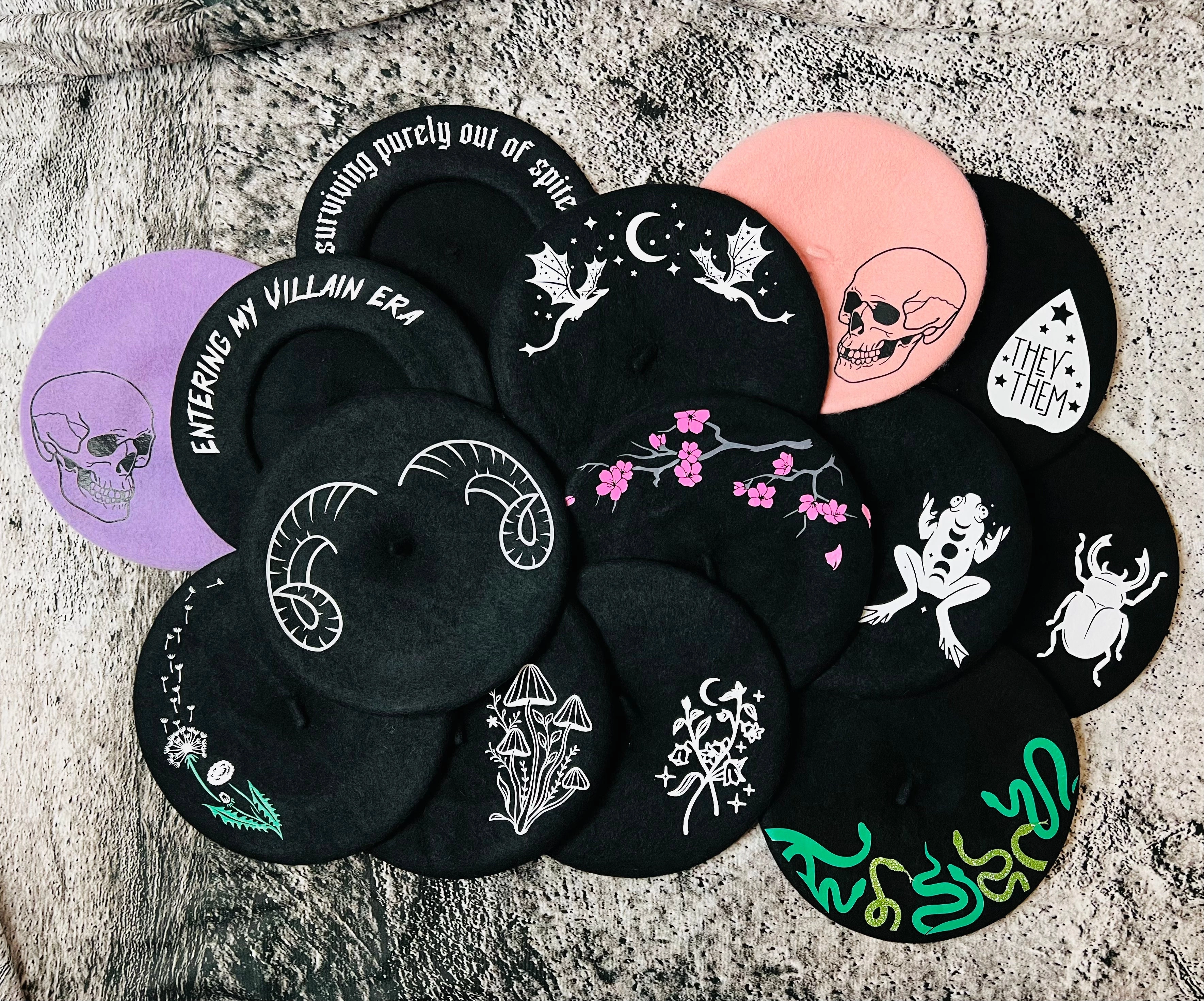 Vegan Beret - Entering My Villain Era