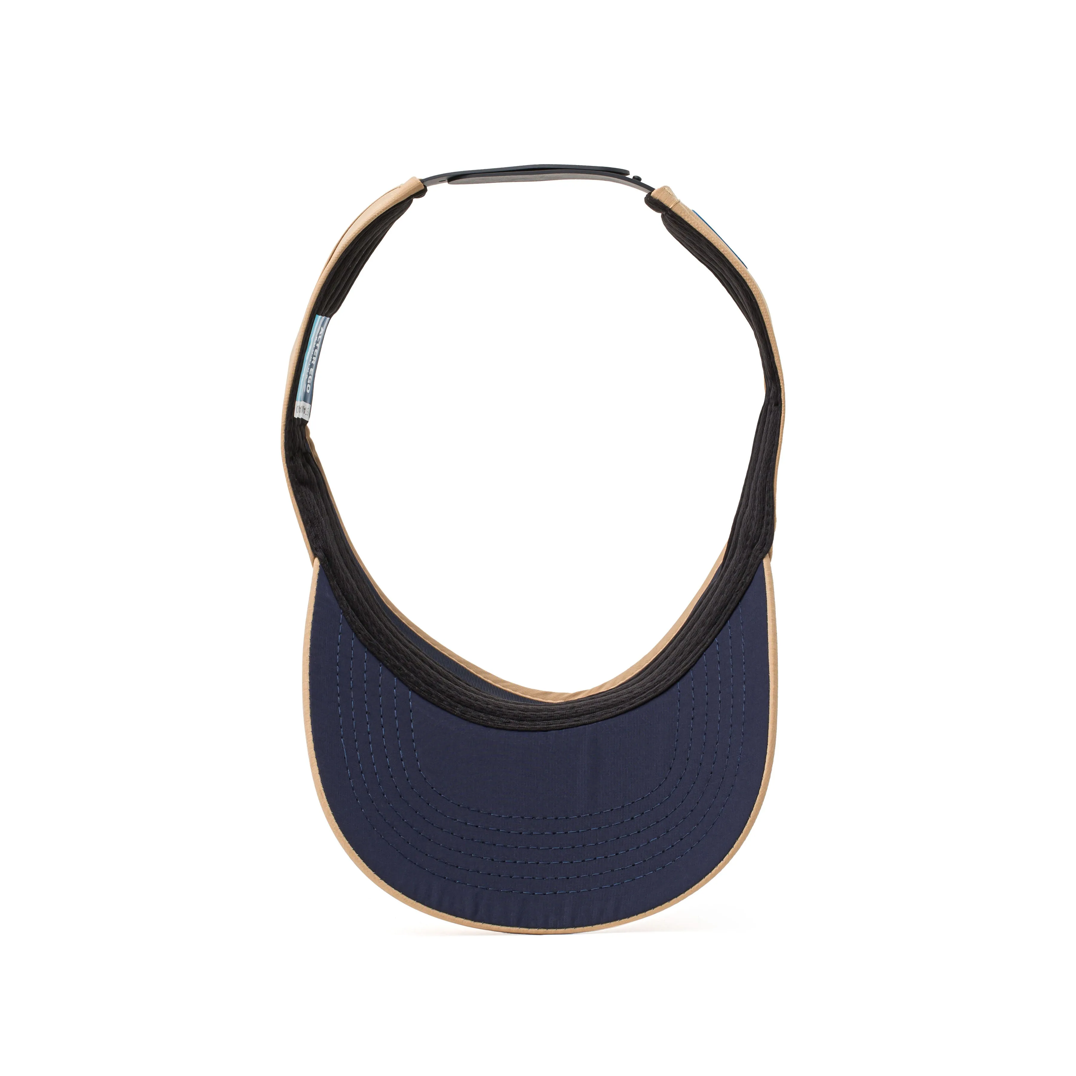 Visor Splash Khaki Navy Palm
