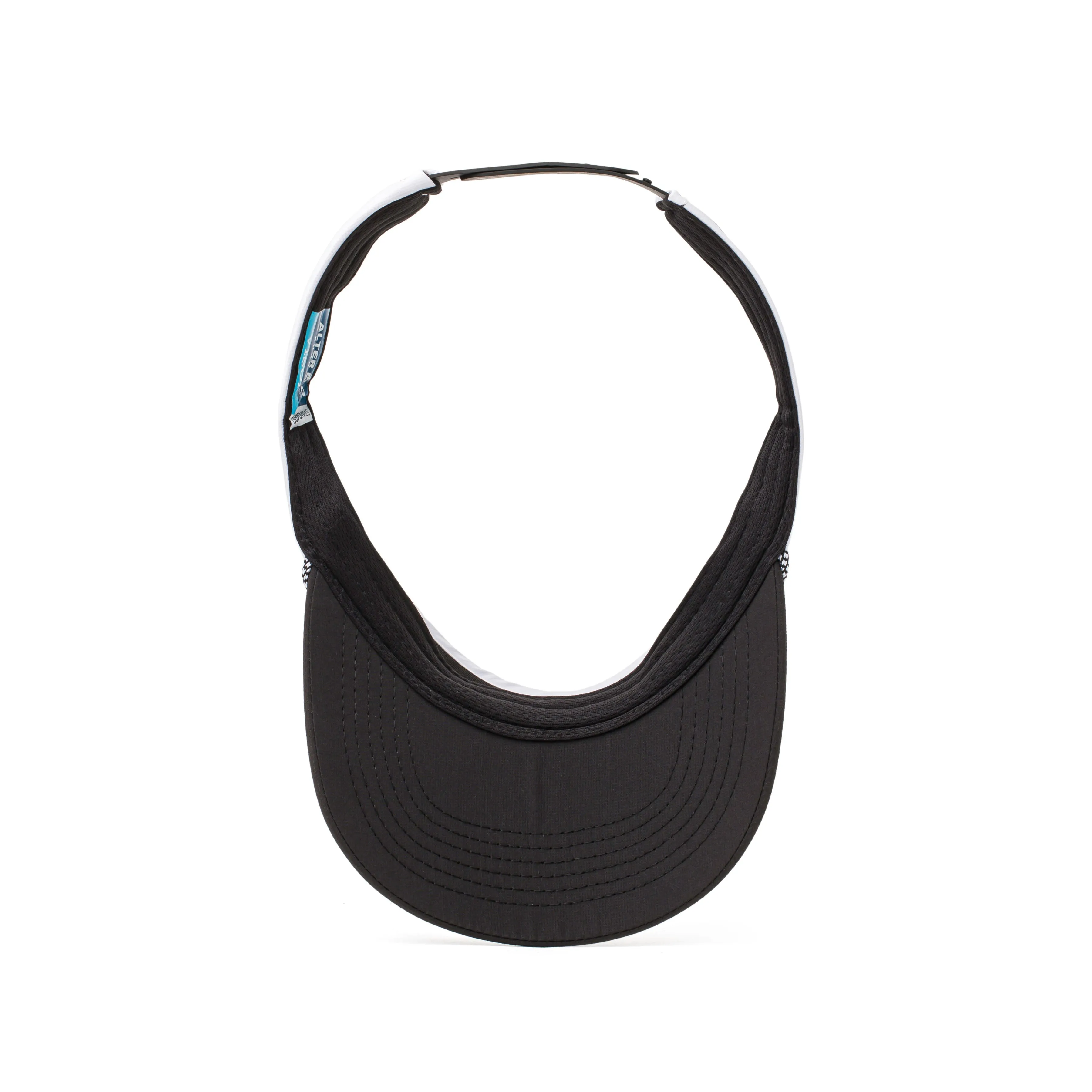 Visor Splash White Black Palm