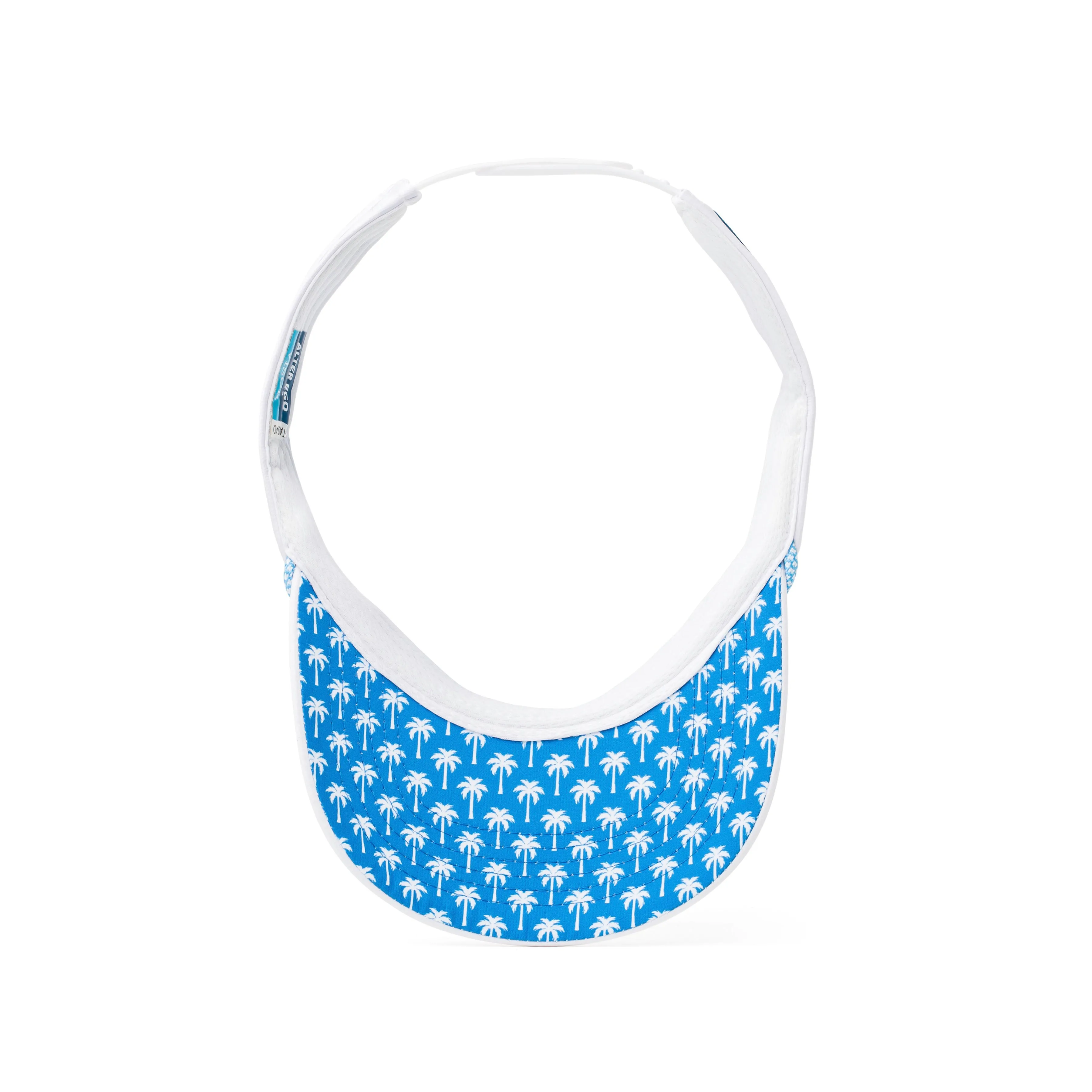 Visor Splash White Blue Palm