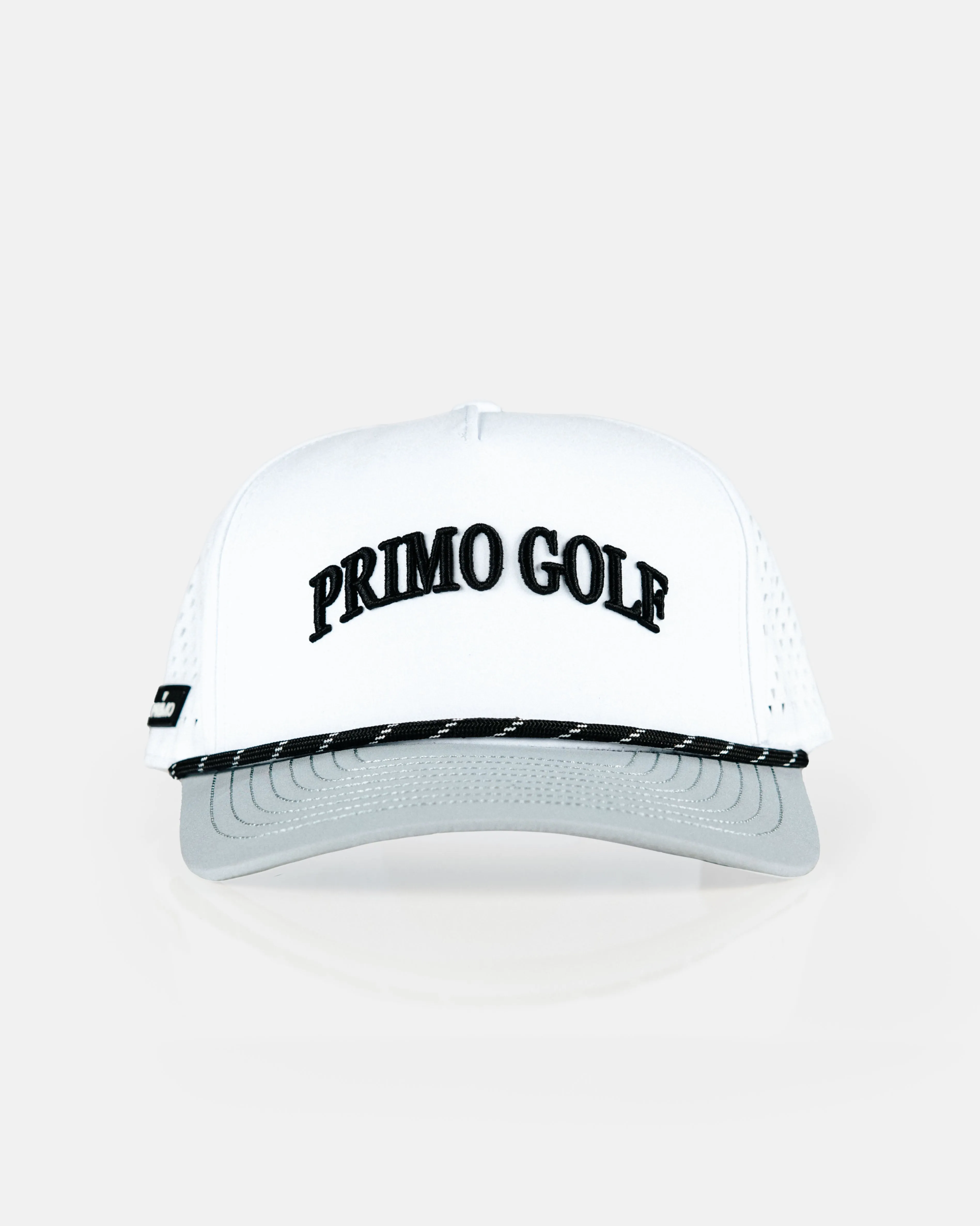 White Serif Two Tone Hat