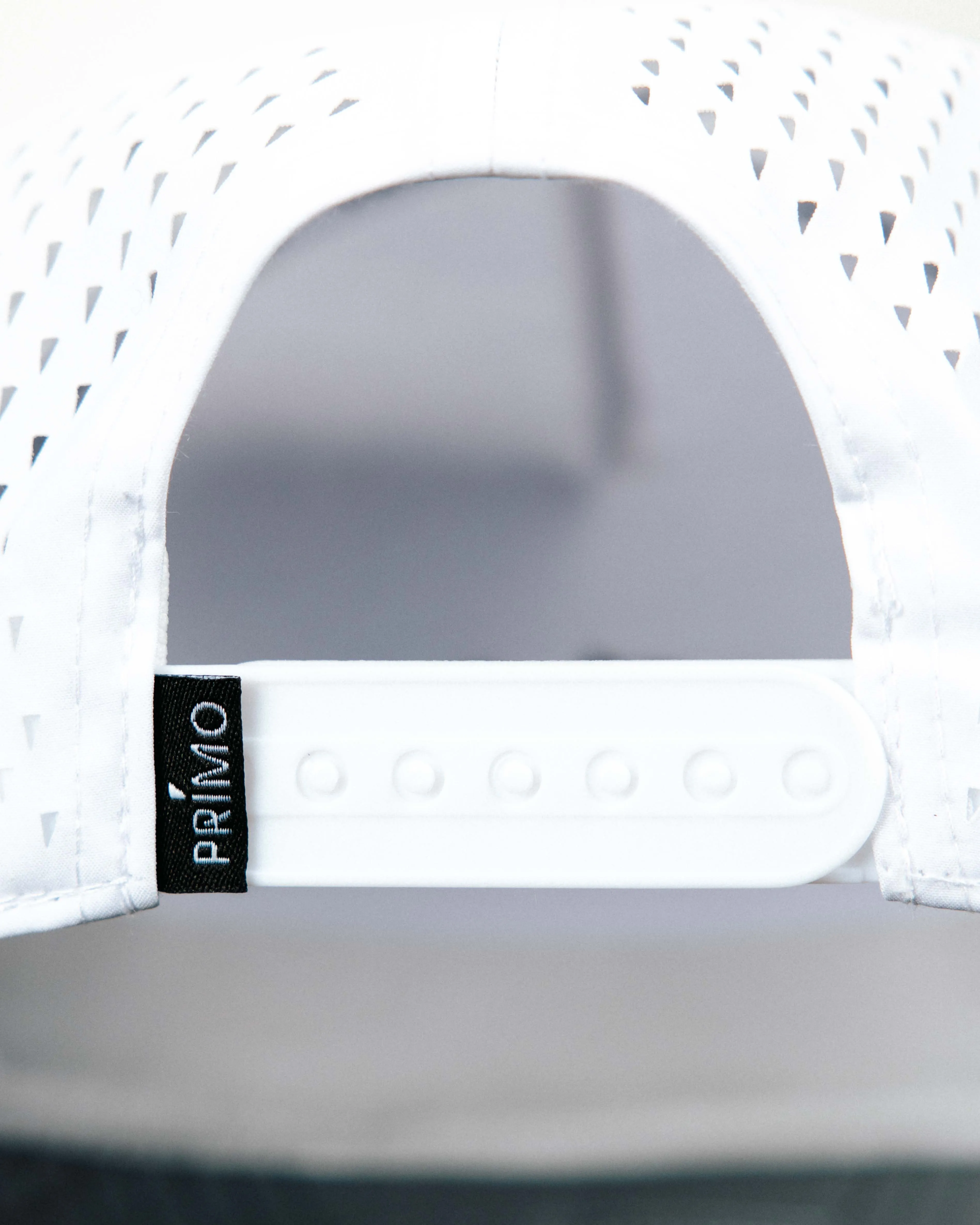 White Serif Two Tone Hat