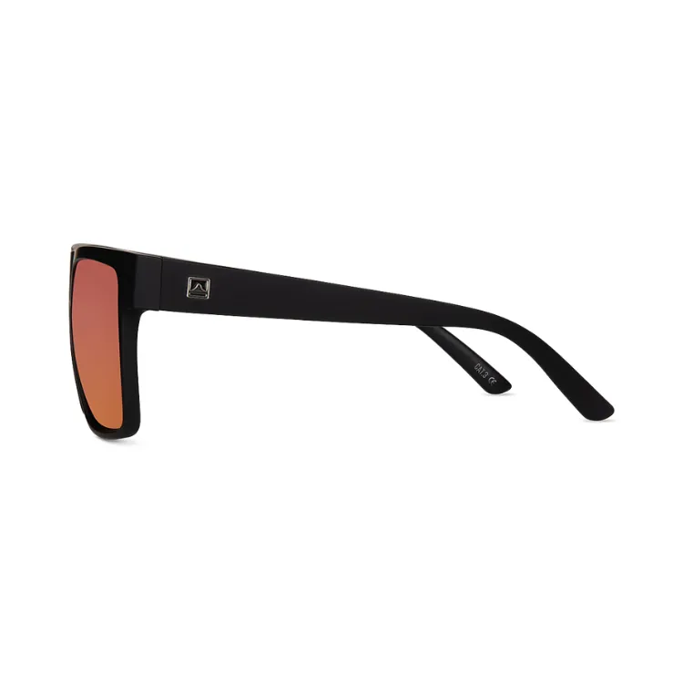 Wollumbin Australia Iluka Mens Sunglasses - Black/Orange
